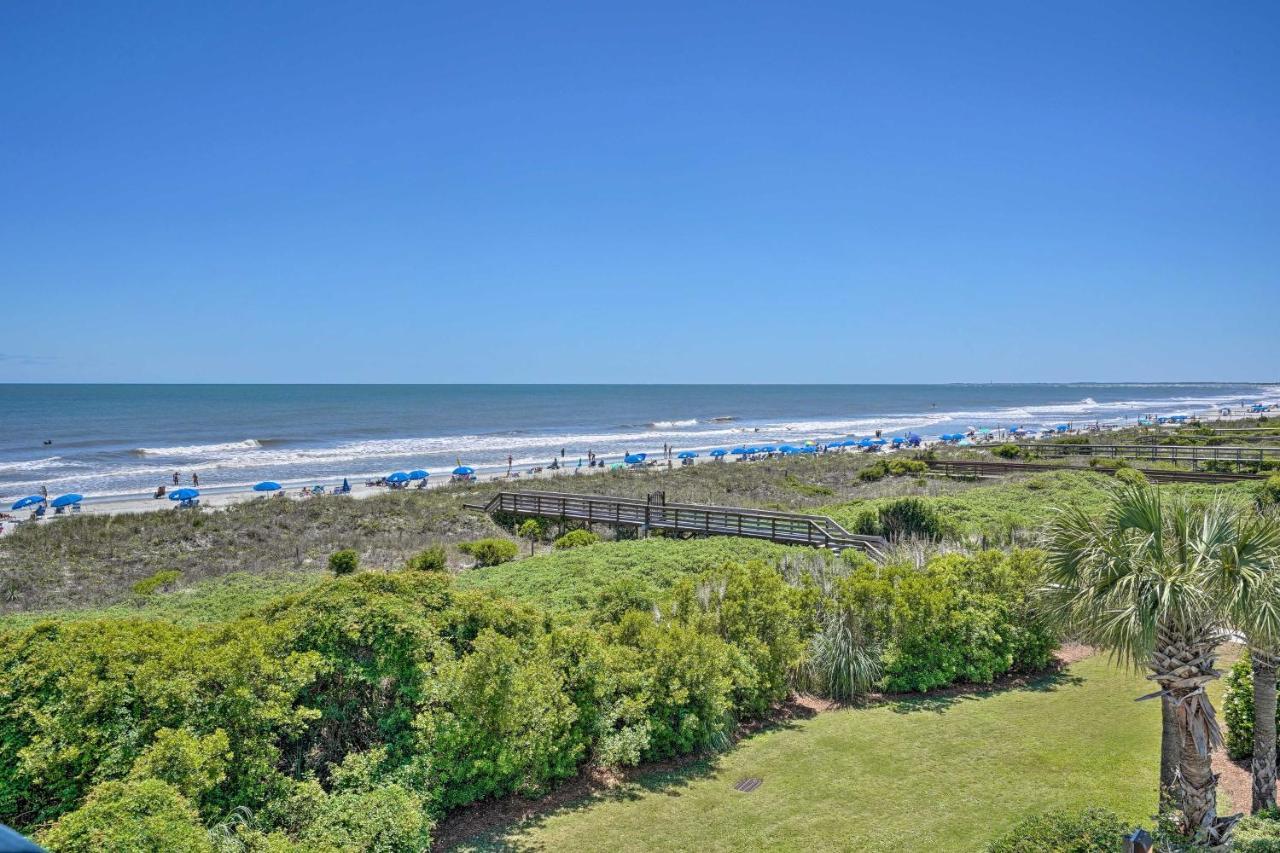 Isle Of Palms Beachfront Condo With Balcony And Pool! Exteriér fotografie